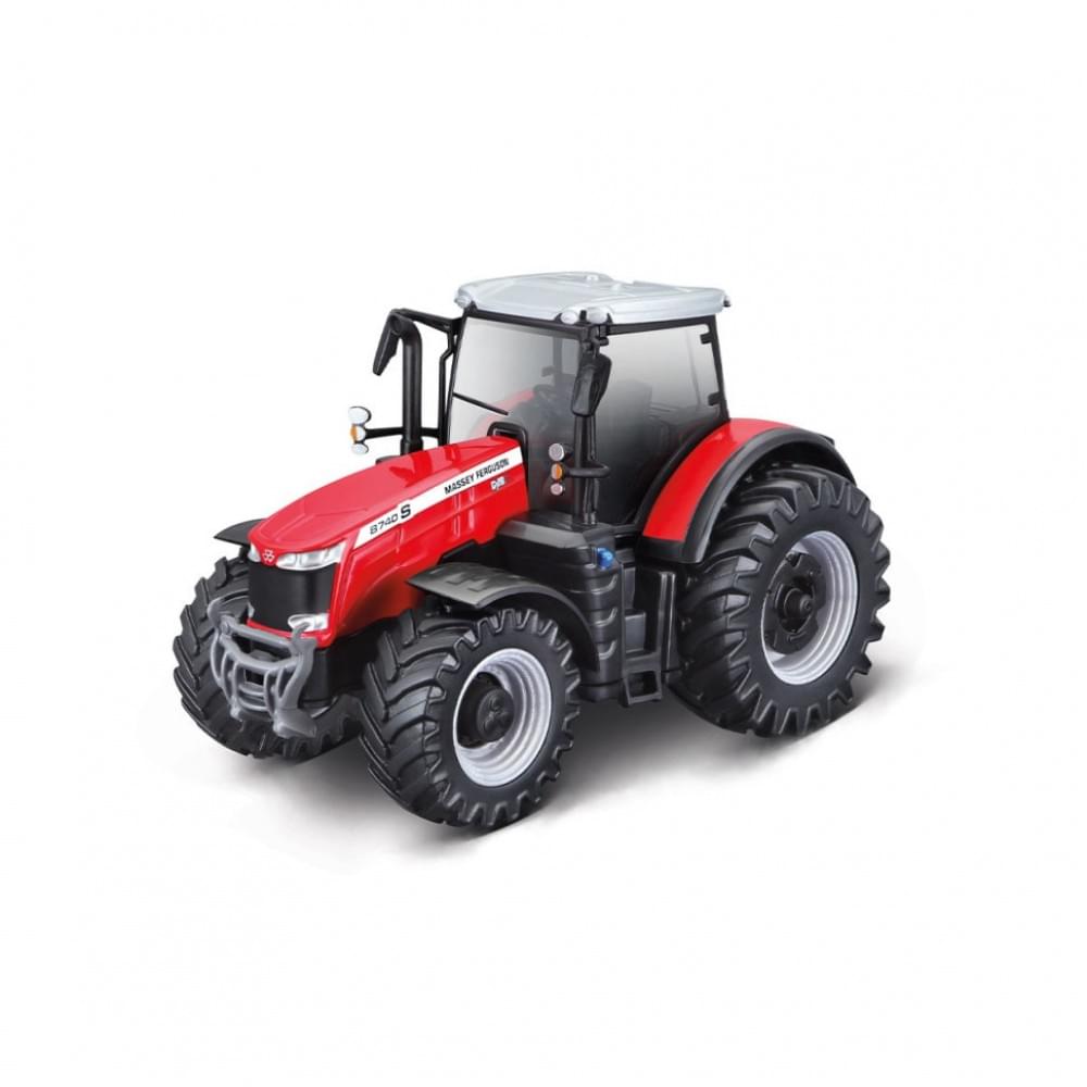 Дитяча іграшка Трактор Massey Ferguson 8740S Bburago 18-31613, 10 см