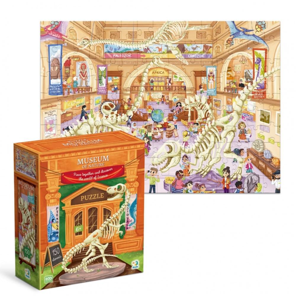 Дитячий віммельпазл "Музей Природи" DoDo Toys 300639, 150 елементів