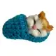 Дитячий антистрес "Котик спить у в'язаній тапочці" MM418(Blue)