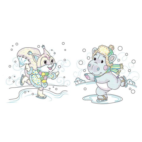 Водна розмальовка "Розваги" 1806008 звичайні та водні розмальовки