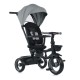 Дитячий триколісний велосипед MT 1038 Grey, з батьківською ручкою