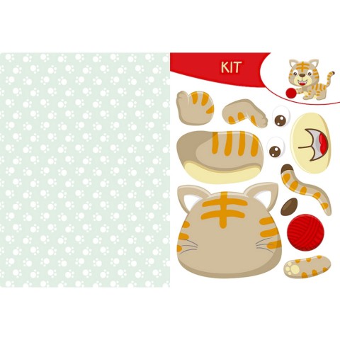 Альбом із шаблонами Вирізай. Клей. Грай "На фермі" 1747003, 16 сторінок