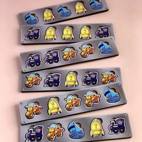 Дерев'яна настільна гра "Транспорт-2" Ubumblebees (ПСД006) PSD006 сортер-комодик