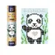 Картина за номерами стікерами в тубусі "Панда", 1200 стікерів 1852 33х48 см