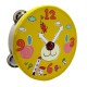 Дерев'яна іграшка Бубен "Годинник" MD 0367-53 діаметр 15 см