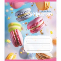 Зошит учнівський "Макаруни" 048-590197K-4 в клітинку, 48 аркушів