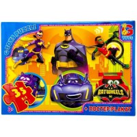 Дитячий пазл "Бет-колеса" BW02 постер, 35 елементів