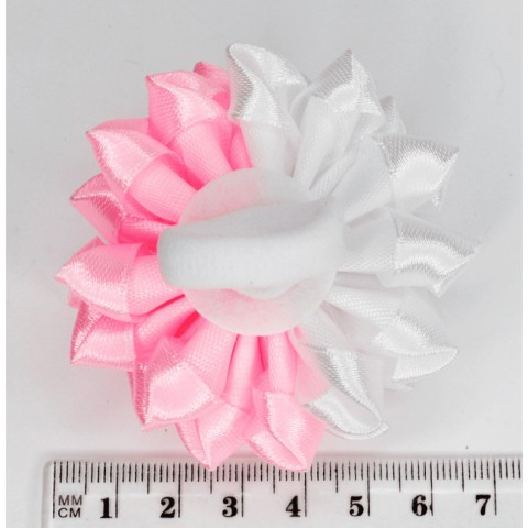 Набір резинок для волосся 0108-345, 10 штук, з бантом-квіткою