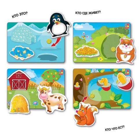 Дитяча настільна гра "Вжик-вжик" VT1302-24 на липучках