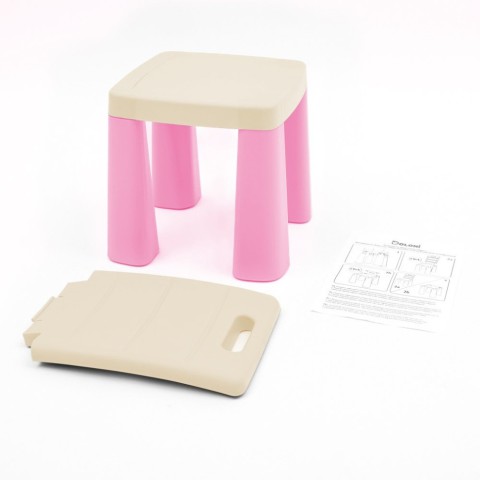 Дитячий пластиковий стіл і 2 стільці 04680/12