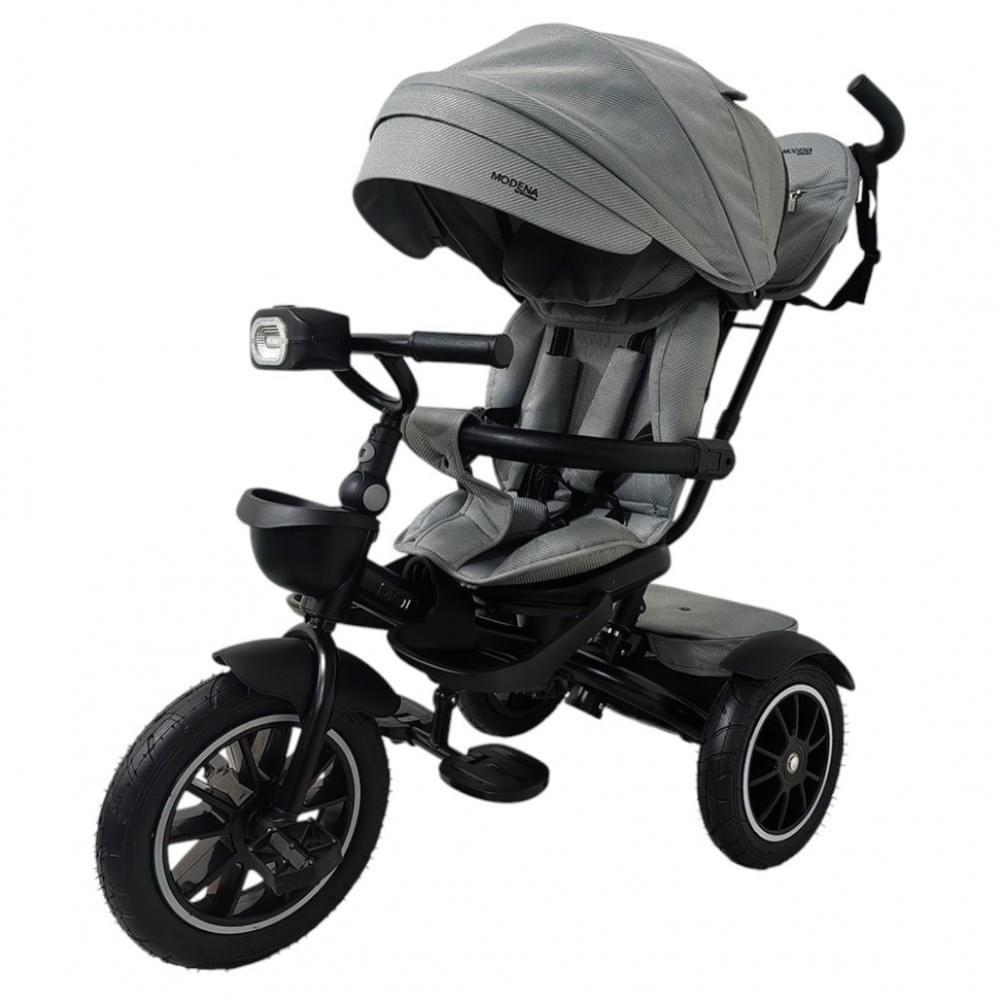 Дитячий триколісний велосипед MODENA ME 1193 Gray, з батьківською ручкою