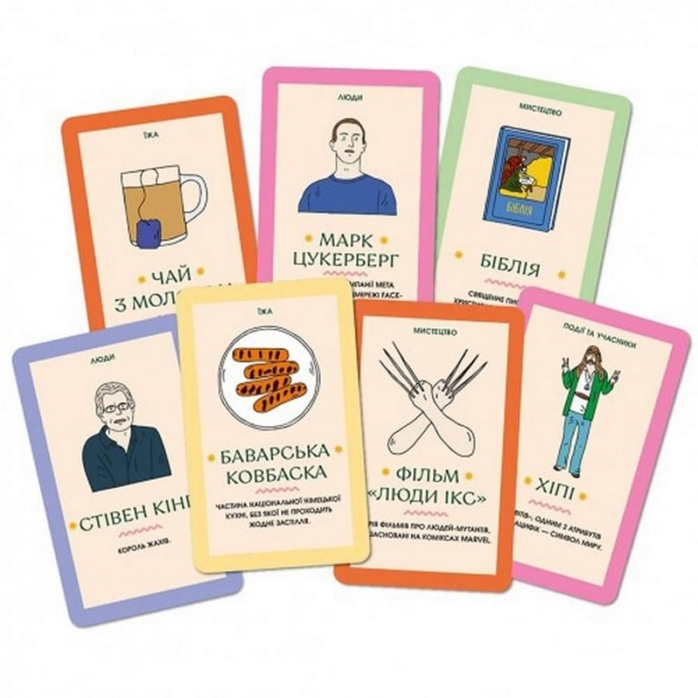 Карткова гра "Хто я in world?" orner-2618, 160 карток, інструкція