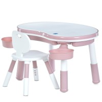 Дитячий столик M 6177-8 ігрове поле для конструктора