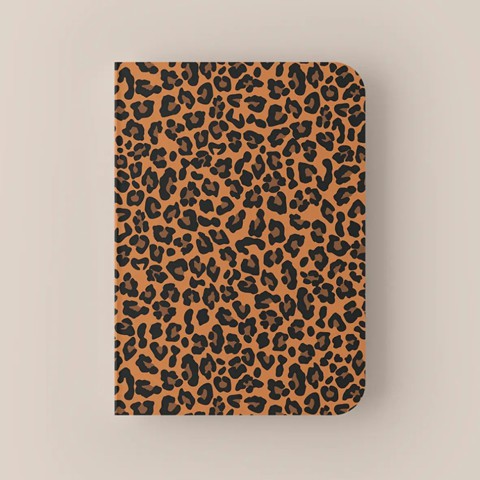 Блокнот "Leopard" CBRT-0356 у крапочку, леопардовий, формат А5, 144 аркуша