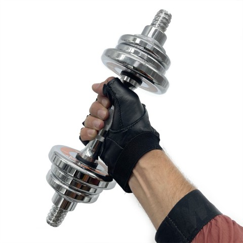 Рукавички для важкої атлетики та фітнесу Gym SP NE-LG-32-M, розмір M