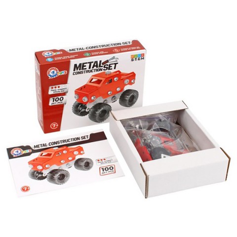 Дитячий металевий конструктор 1317TXK 100 деталей
