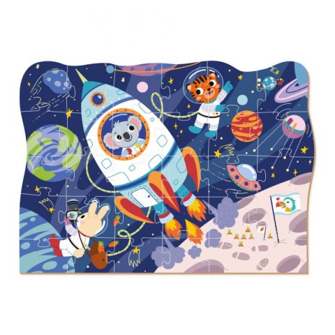 Дитячий пазл "Екскурсія в Космос" DoDo 300374, 30 ел.