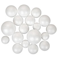 Набір пінопластових заготовок "Куля" 743112 в наборі 36 шт, мікс розмірів