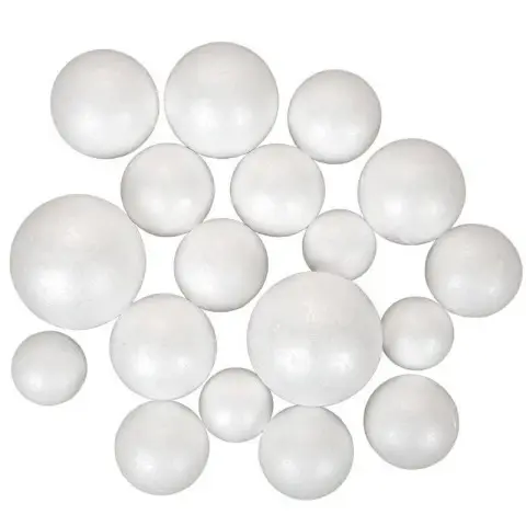 Набір пінопластових заготовок "Куля" 743112 в наборі 36 шт, мікс розмірів