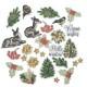 Набір для створення 3-х Різдвяних листівок "Awaiting Christmas" FDGCK-036