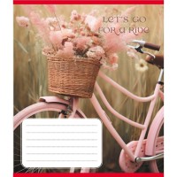 Зошит учнівський "Велосипед" 096-630091K-4 в клітинку, 96 аркушів