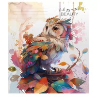 Зошит учнівський "Beauty" 036-3268L-4 у лінію, 36 аркушів