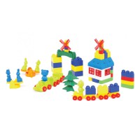 Дитячий конструктор "Майстер Блок" №5 Colorplast 1-027, 93 деталі