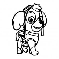 Картина-трафарет для розфарбовування піском "Щенячий патруль 3" Т-а4171