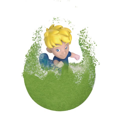 Ароматна бомбочка для ванни з іграшкою "ФУТБОЛ" Inkee 40164