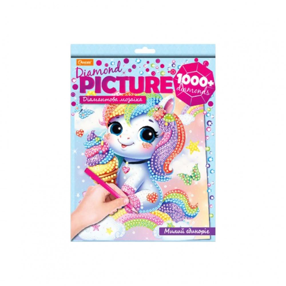 Набір для творчості Діамантова мозаїка "Милий єдиноріг" НТ-26-13