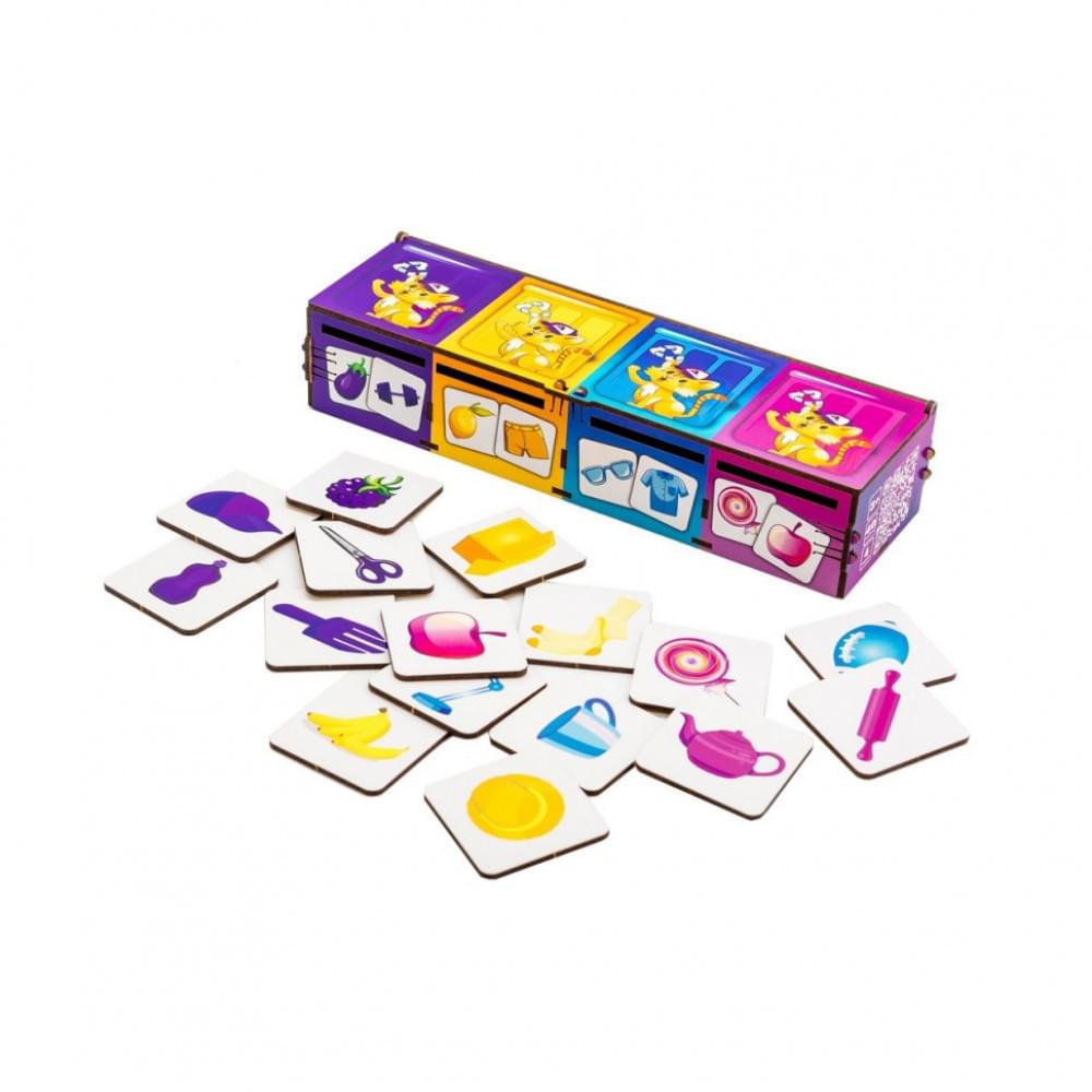 Дитячий Сортер Монтессорі "По кольорах" Puz-37788