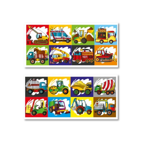 Дитяча розмальовка "Техніка" РМ-68-06, 16 наліпок