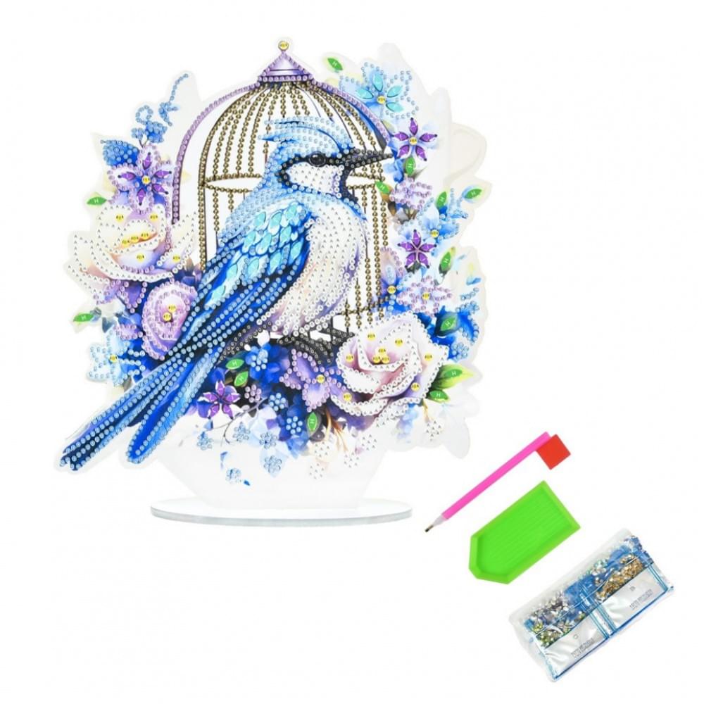 Набір для творчості алмазна мозаїка "Вільний політ" YKLZ15277 на підставці 25х25 см