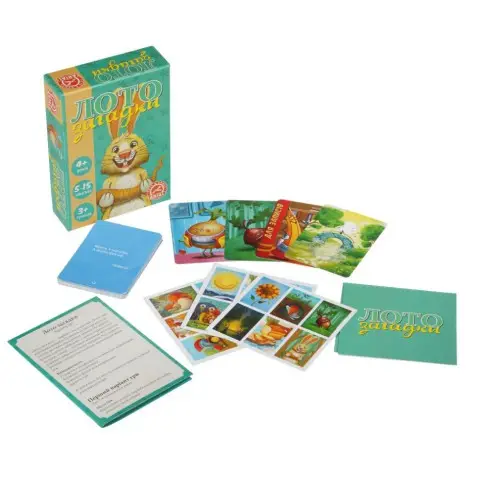 Дитяча настільна гра "Лото загадки" 911555 для дітей від 4-х років