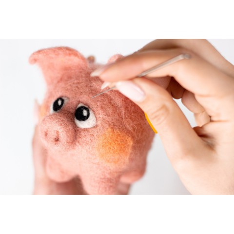 Набір для творчості "Свинка" ВАЛ-007 валяння іграшки