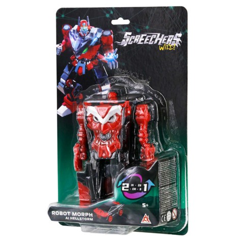 Дитячий робот-трансформер "Хелшторм" Screechers Wild! EU686152 S5 блістер