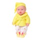 Дитячий ігровий Пупс в піжамі 252-A(Yellow) 36 см, звук, жовтий