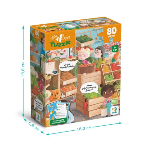 Дитячий пазл Шукай та знаходь "Дарунки осені" DoDo Toys 300666, 80 елементів