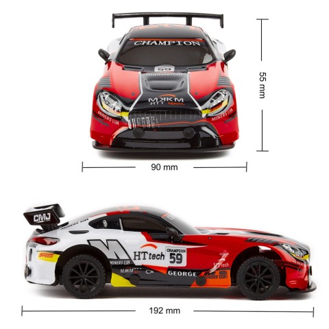 Автомобіль на радіоуправлінні KS Drive 16599OB 1:24, 2.4 ГГц (Ghz), червоний