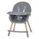 Стільчик для годування LUMI ME 1111 Gray екошкіра