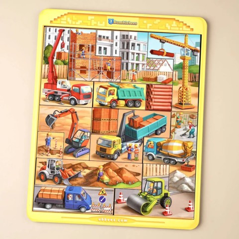 Дерев'яний тетріс великий "Будівельний майданчик" (ПСД127) PSD127