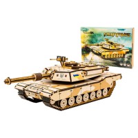 Дерев'яний 3D конструктор "Абрамс" Puz-26917, 187 деталей