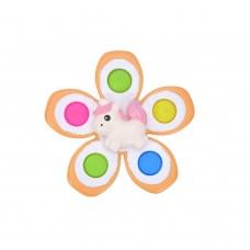 Дитяча брязкальце-спінер з м'якими кнопками "Єдиноріг" GZ-05-3