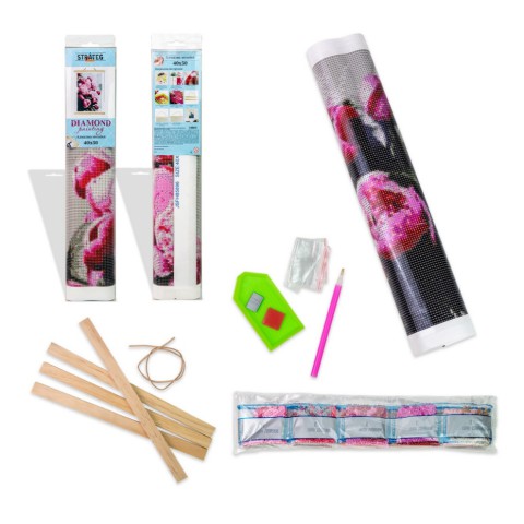 Алмазна мозаїка "Чорний котик в покривалі" JSFH85875 без підрамника 40х50 см