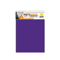 Блокнот А5 В-БП5-80, 80 листів, пружина зверху Фіолетовий