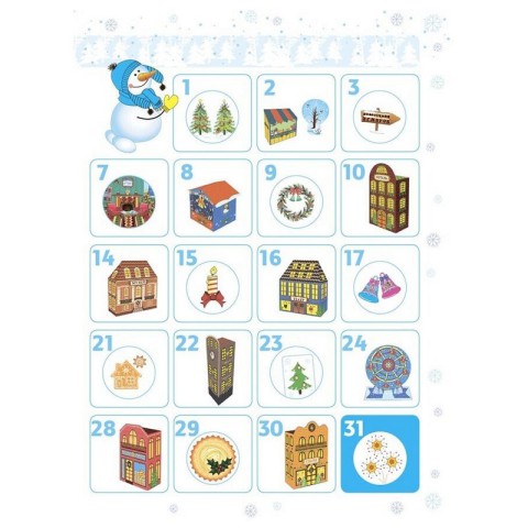 Адвент-календар "Адвент з поробками та завданнями" АДВ007