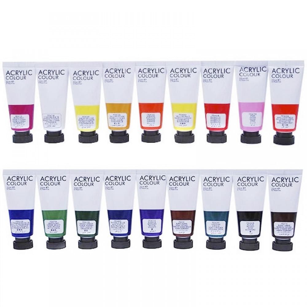 Набір акрилових фарб "Art ranger" 32KRFEA3622-2, 36 кольорів, по 22 мл