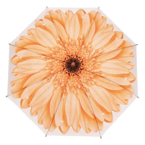 Парасолька-тростина дитяча UM14001 діаметр 65 см, зі свистком Помаранчевий