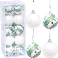 Набір ялинкових іграшок "Кулі" 2023-160 (116515) в наборі 20 шт по 5 см