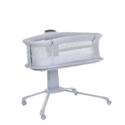 Дитяче ліжечко-люлька 3 в 1 Mastela 3378 приставна, музика, таймер, москітна сітка, білий